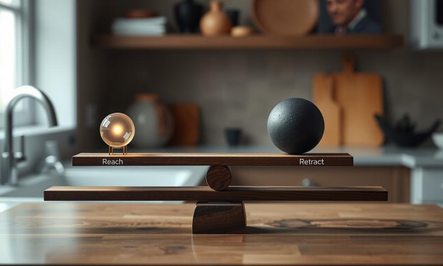 廚房伸縮水龍頭DIY安裝全攻略：搞懂「重力球」關鍵位置，5步驟輕鬆搞定不漏水！