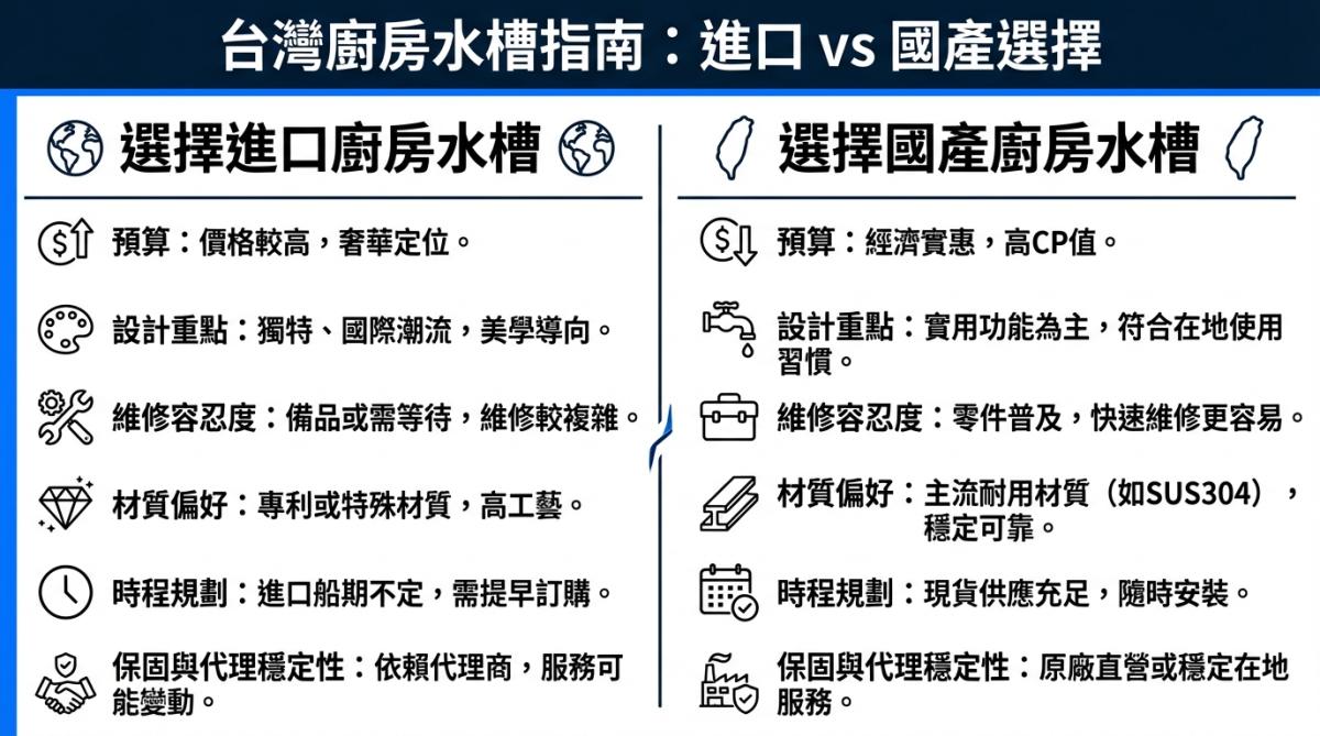 【2026 廚房水槽評比】進口 vs 國產怎麼選？PTT 網友最在意的厚度、深度與維修總整理
