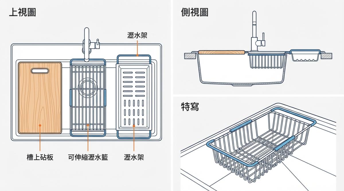 不買昂貴的多功能水槽，如何用一半預算搭出一樣好用的工作區？一篇分析替代方案