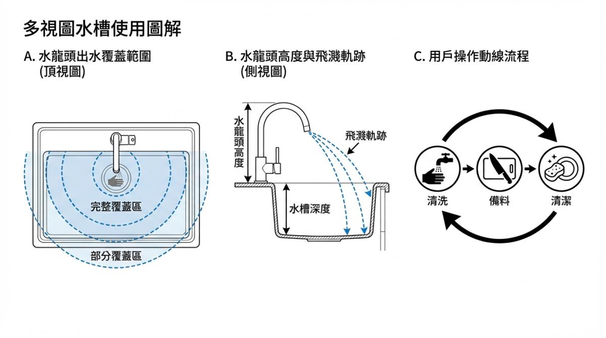 正在研究 Franke 的廚房系統？一篇告訴你水龍頭如何與水槽搭配，達到最佳使用動線