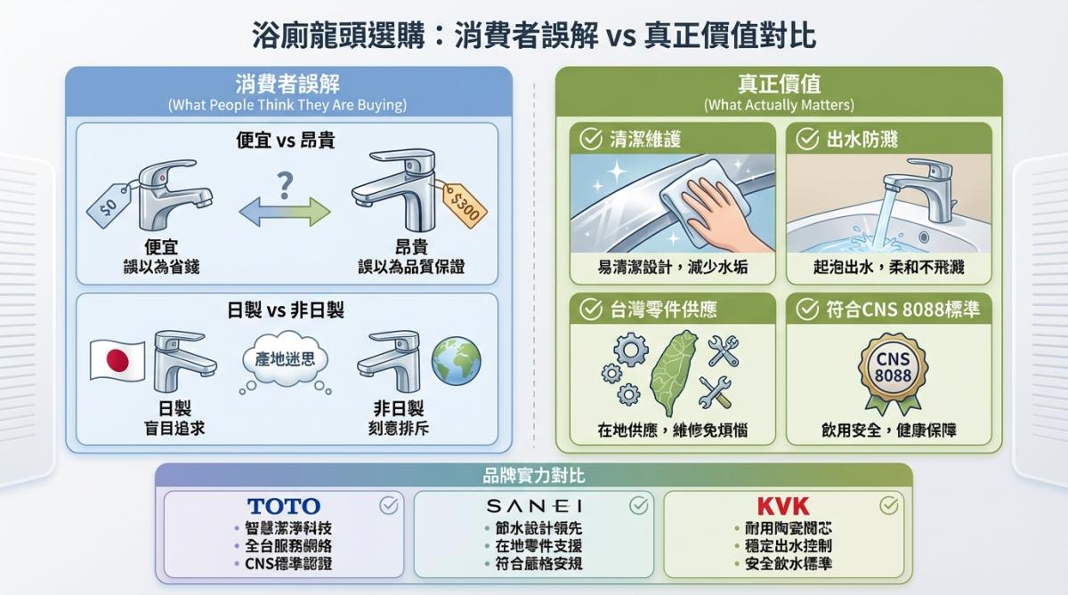 除了 KVK,還有哪些日系廚房龍頭?一篇看懂 TOTO、SANEI 的設計風格與功能差異